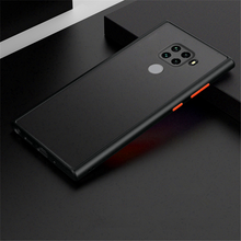 Load image into Gallery viewer, Redmi Note 9 Semi-Transparent Bumper Frosted Hard Case - Black
