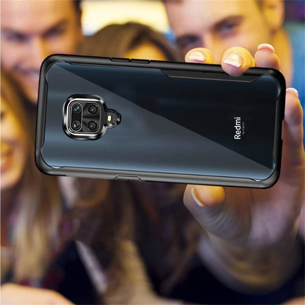 Redmi Note 9 Pro Transparent Ultra Camera Protection Clear Case