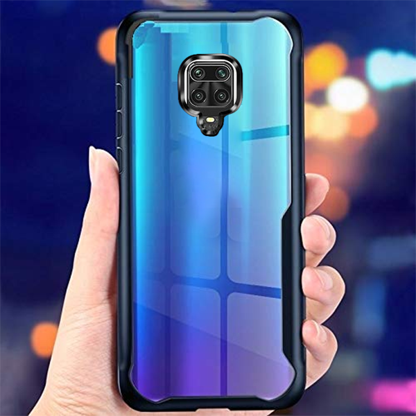 Redmi Note 9 Pro Transparent Ultra Camera Protection Clear Case