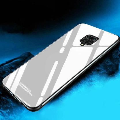 Redmi Note 9 Pro/9s Glass Hard Ultra High Protection Case - White