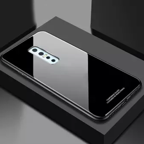 Vivo V17 Pro Glass Hard Ultra High Protection Case - Black