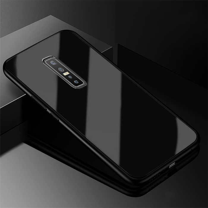 Vivo V17 Pro Glass Hard Ultra High Protection Case - Black