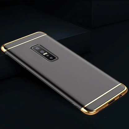 Vivo V17 Pro Electroplating 3 in 1 Hard Back Case- Black