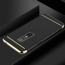 Load image into Gallery viewer, Vivo V17 Pro Electroplating 3 in 1 Hard Back Case- Black
