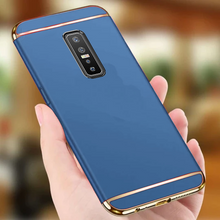 Load image into Gallery viewer, Vivo V17 Pro Electroplating 3 in 1 Hard Back Case- Blue
