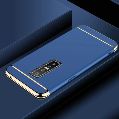 Vivo V17 Pro Electroplating 3 in 1 Hard Back Case- Blue