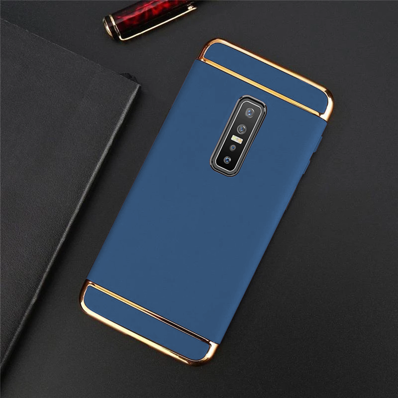 Vivo V17 Pro Electroplating 3 in 1 Hard Back Case- Blue