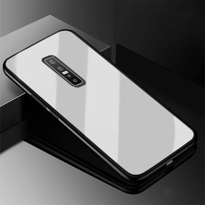 Vivo V17 Pro Glass Hard Ultra High Protection Case - White