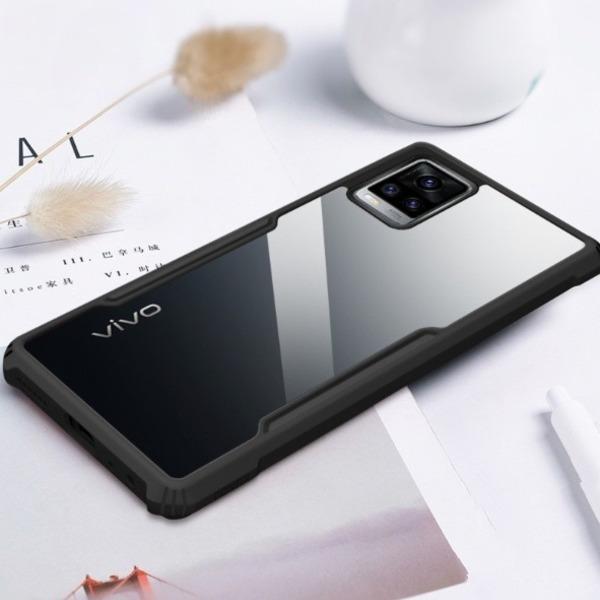 Vivo V20 Ultra Transparent Eagle Ultra Camera Protection Clear Case