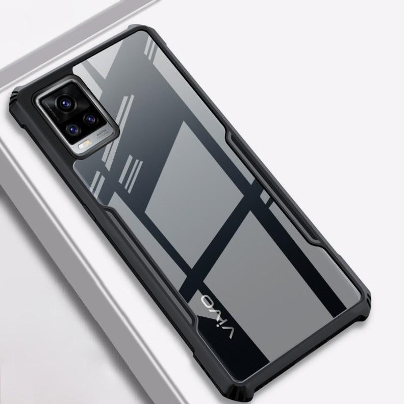 Vivo V20 Ultra Transparent Eagle Ultra Camera Protection Clear Case